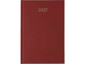 Ημερολόγιο ημερήσιο Classic_G 17x24 2026  με σκληρό εξώφυλλο μπορντό